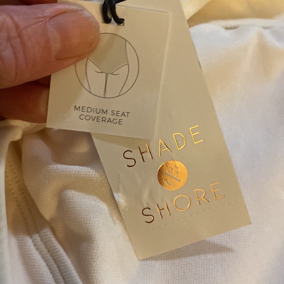 One Shoulder Plunge Cut Out One Piece Swimsuit - Shade & Shore Size L (12-14) - Picture 8 of 11